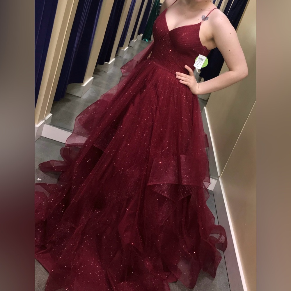 Windsor Red Sparkle Ball Gown